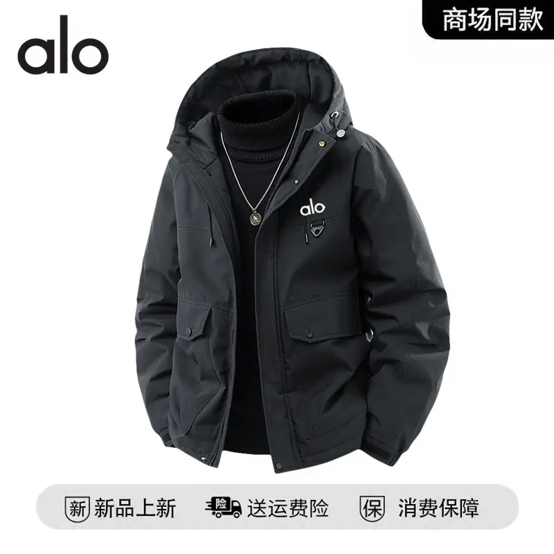 官方奥特莱斯】品牌折扣 冬季大码棉服男士防风加厚外套保暖棉衣