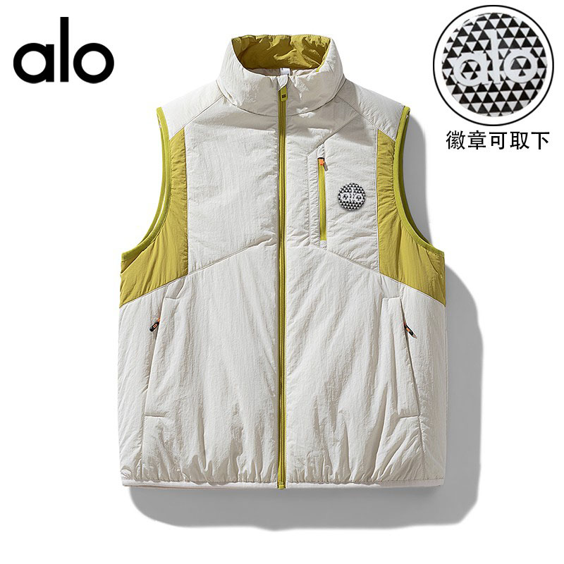 官方奥特莱斯】品牌折扣情侣撞色拼接马甲男女秋冬季潮牌背心外套