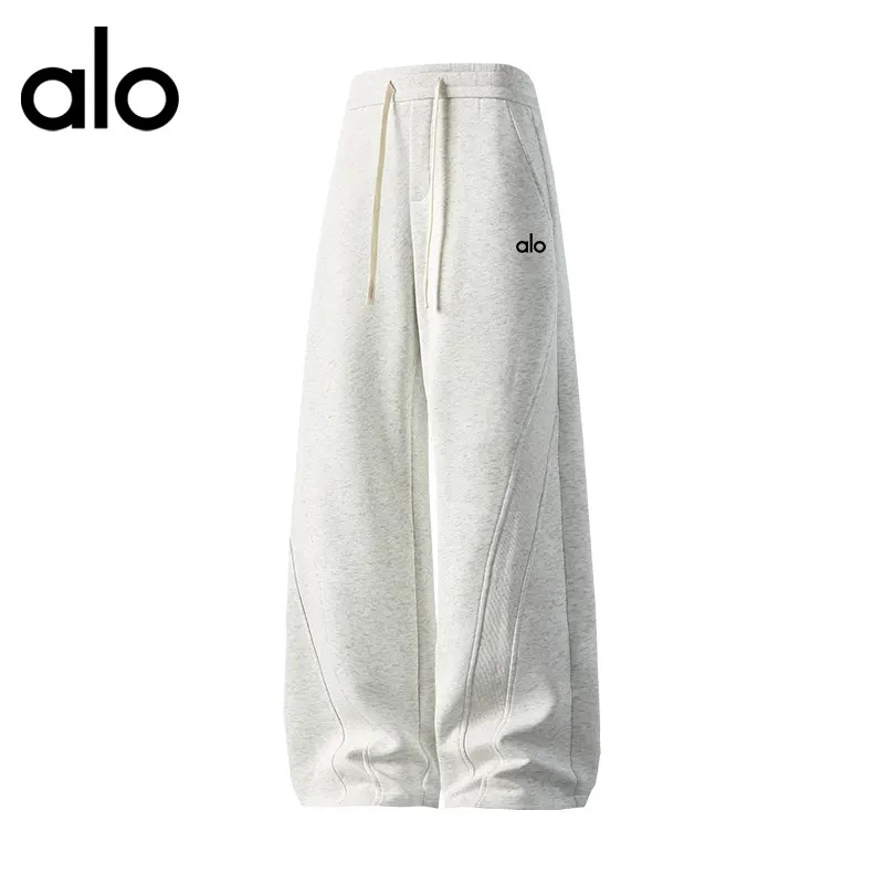 官方奥特莱斯】品牌折扣 复古简约垂感休闲裤宽松百搭运动卫裤男