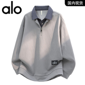 官方奥特莱斯品牌折扣2026年春季 假两件半拉链休闲卫衣男士 外套