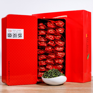 安溪铁观音特级小袋装礼盒装送礼长辈绿茶2022新茶铁现光音新茶叶