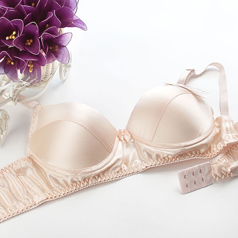 双面真丝文胸100%桑蚕丝