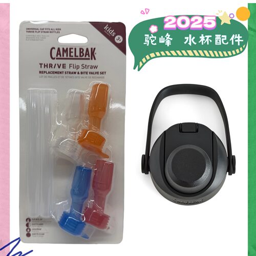 美国 Camelbak儿童吸嘴 驼峰2025年新款水杯龙口杯盖 吸管  配件