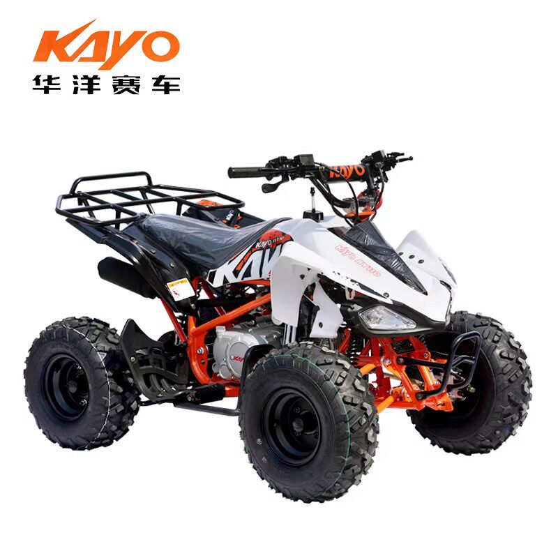 华洋儿童越野沙滩车AY110电启动全地形车ATV山地车非道路场地用车