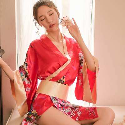 Maid new pattern sexy pajamas Japan suit Large Sexy lingerie perspective Temptation kimono uniform 2019in the Women's clothing/Boutique , Costume/National costume/Stage costumes , National costume/Costumes  category - from Buy2taobao.com to provide professional Taobao agent buy service