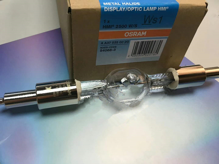 原装欧司朗Osram HMI 2500 W/S双端短弧舞台灯2500W追光灯灯泡