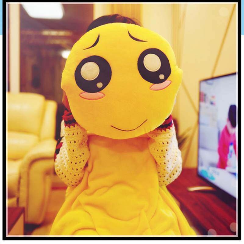 滑稽脸情包抱枕害怕边脸恶搞毛绒公仔暖手礼物动表漫周抖音玩具