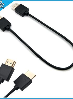 H-090 超细HDTV视频线HDMI高清电视转接线电视机顶盒视频线支持3D