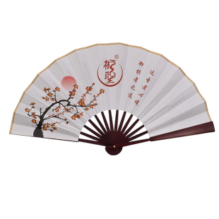 御圣楠竹 8寸古风礼品扇围棋扇白纸扇男女折扇日用扇礼品扇棋手扇