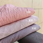 灰粉雾紫素色布料 清仓纯色布配色咨询 复古文艺夏天衬衫 裙子面料
