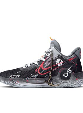 【定制球鞋】 Nike KD Trey 5 IX 镰刀凯影 做旧 黑红