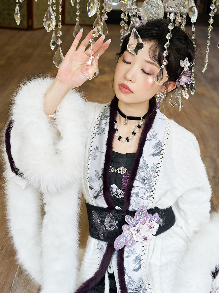 열세 유 카다몬 [메이산 농유] 겨울 따뜻한 자켓 가디건 투피스 스커트 개선된 한복 새로운 스타일