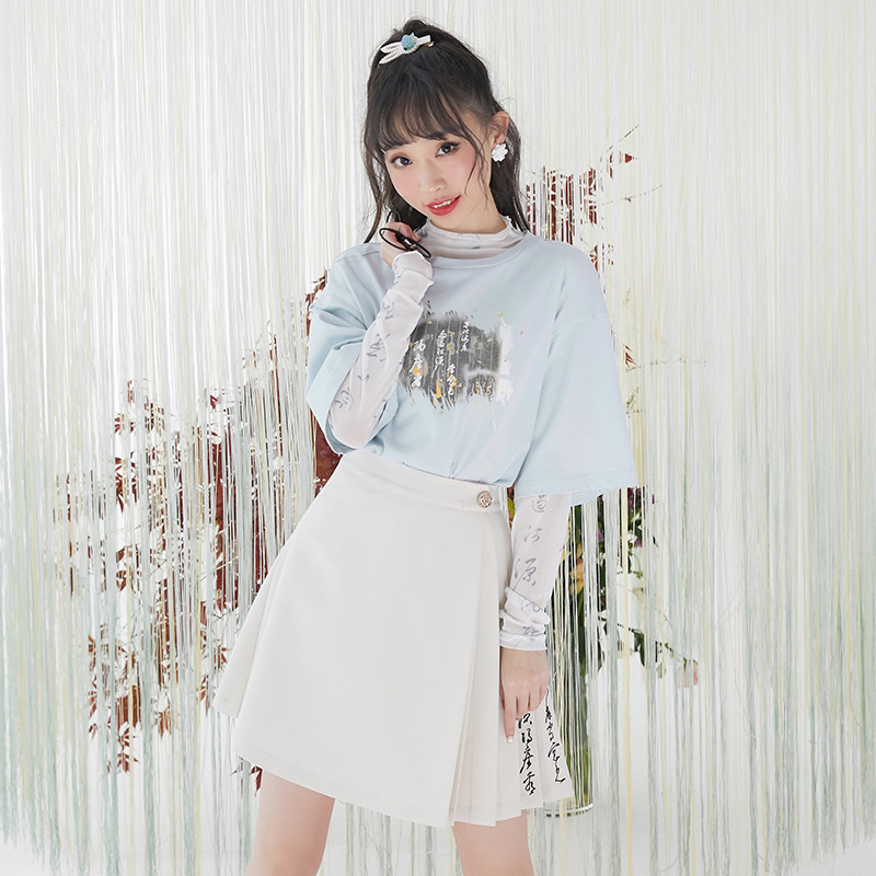 [Shisanyu Bean Kunn][poetry]skirt commute Versatile daily Short skirt Spring Women's wearin the Women's clothing/Boutique , Skirts  category - from Buy2taobao.com to provide professional Taobao agent buy service