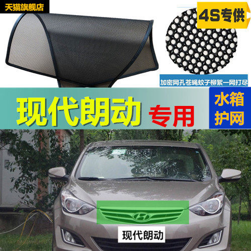 适用于现代朗动水箱防虫网中网格栅改装防柳絮蚊虫护网配件