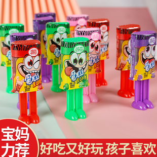 韩仔魔发丝果Q糖儿童软糖网红零食草莓葡萄可乐多味水果凝胶糖果