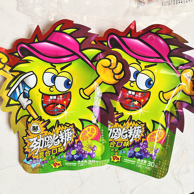 百达广东跳跳糖劲跳糖多口味