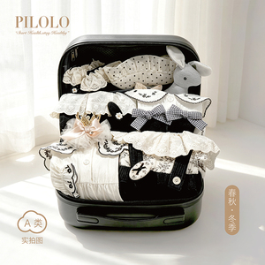 pilolo纯棉0-1岁半女宝宝小香风