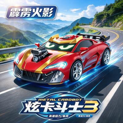 第3季炫卡斗士炫蓝闪电S玩具正版