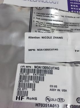 NOA1305CUTAG NOA1305CUTA NOA1305 DFN6 原装 传感器