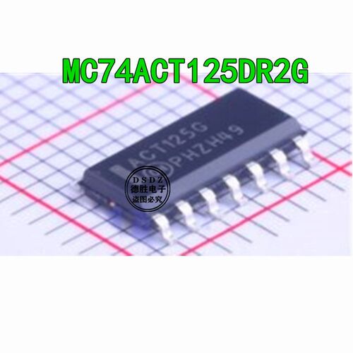 MC74ACT125DR2G 丝印 ACT125G 贴片SOP14 缓冲器 驱动器 全新原装