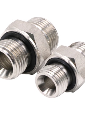 304不锈钢卡套式接头1CB1DB1CM1DM 英制公制24度锥过渡接头