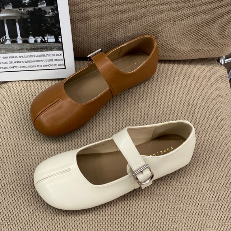 复古玛丽珍鞋女2026春季新款圆头平跟一字带浅口平底百搭单鞋女款,女鞋,勃肯鞋/软木鞋,淘宝优惠券,粉丝福利购,淘宝优惠卷
