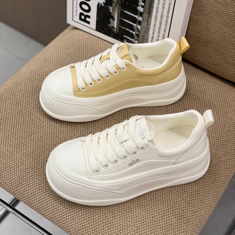 2026新款休闲风厚底低帮增高小白鞋女春季百搭轻便防滑运动板鞋女,女鞋,时尚休闲鞋,淘宝优惠券,粉丝福利购,淘宝优惠卷