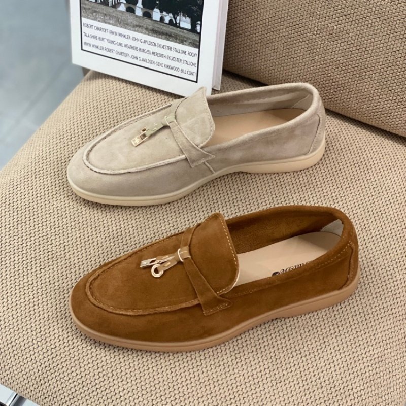 2026春季爆款真皮流苏乐福鞋女一脚蹬懒人豆豆鞋平底舒适休闲单鞋,女鞋,勃肯鞋/软木鞋,淘宝优惠券,粉丝福利购,淘宝优惠卷