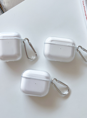 适用于airpods保护套1/2/3代pro耳机壳Pro3/Pro2新airpods3软壳4代透明airpodspro3 2025
