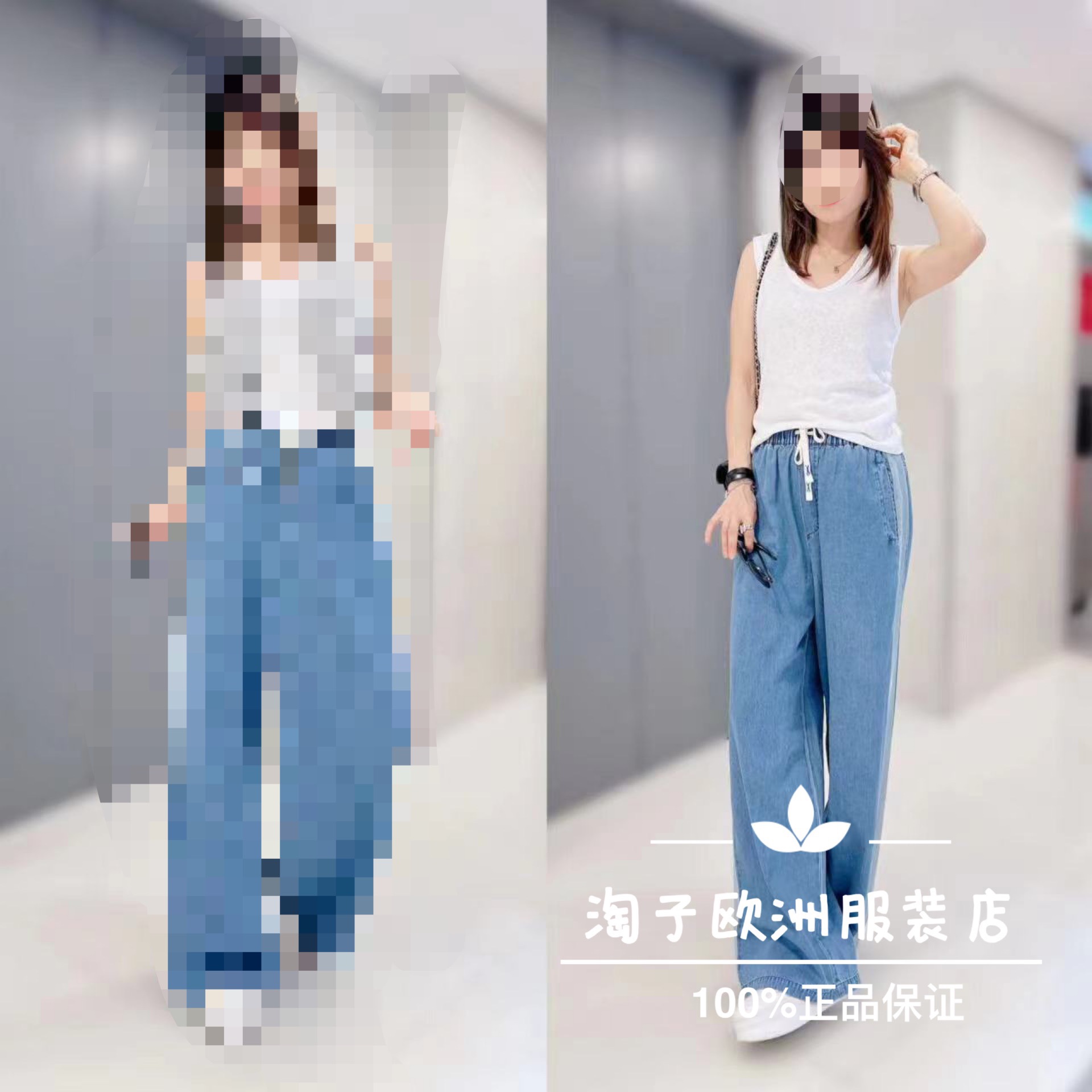 特价意大利品牌dalla a正品低圆领棉无袖修身背心上衣春夏女现货