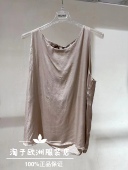 特价 现货 背心上衣秋冬女装 意大利品牌motel正品 闪亮人棉面料无袖