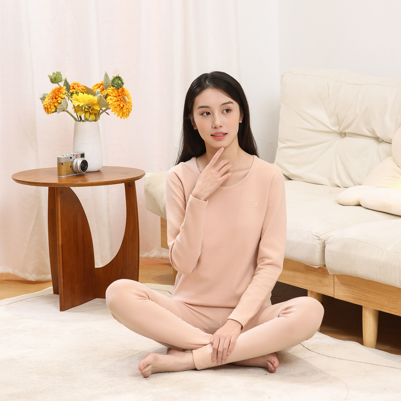 少女舒绒内衣套装全棉大童秋衣秋内衣套装/秋衣秋裤/