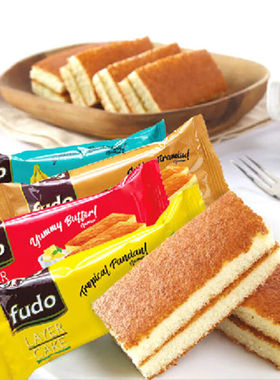 福多进口蛋糕面包提拉米苏奶油香蕉糕点香兰茶点休闲零食432g*1盒