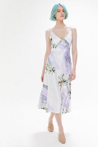 uo外贸欧美百搭街经典开衩印花