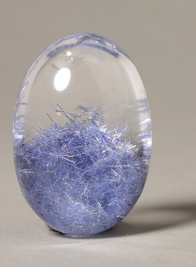 天然水晶原石镶嵌吊坠可定制