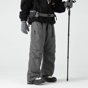 2024冬季 登山长裤 新款 户外防水休闲耐磨滑雪工装 冲锋羽绒裤 裤 男款