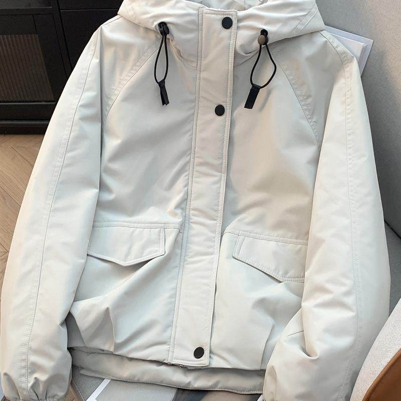 2025秋冬时尚连帽保暖棉衣女长袖百搭宽松气质休闲派克棉服外套潮,女装/女士精品,棉衣/棉服,淘宝优惠券,粉丝福利购,淘宝优惠卷