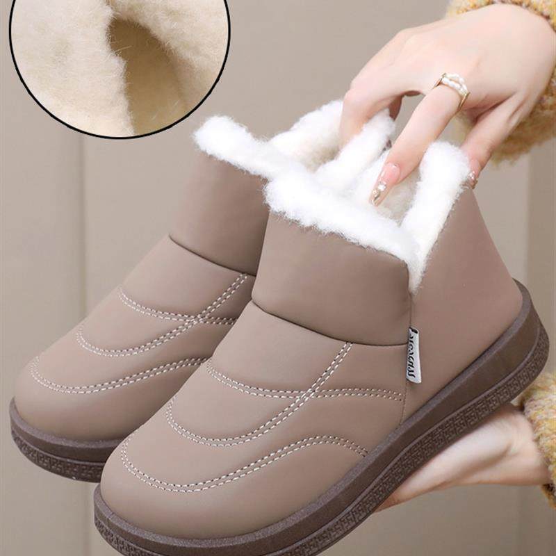 冬季新款加绒保暖棉鞋时尚雪地靴防寒防风老北京布鞋女妈妈鞋厚底,女鞋,时尚雪地靴,淘宝优惠券,粉丝福利购,淘宝优惠卷