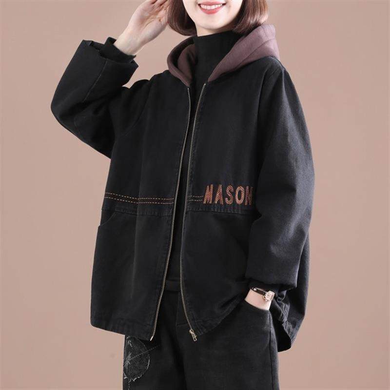 大尺码中老年女装妈妈春装2025新款牛仔外套春秋连帽加厚上衣洋派,女装/女士精品,中老年女装,淘宝优惠券,粉丝福利购,淘宝优惠卷