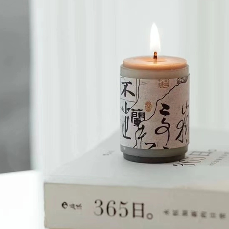 茶颜悦色香薰蜡烛兰花香室内卧室