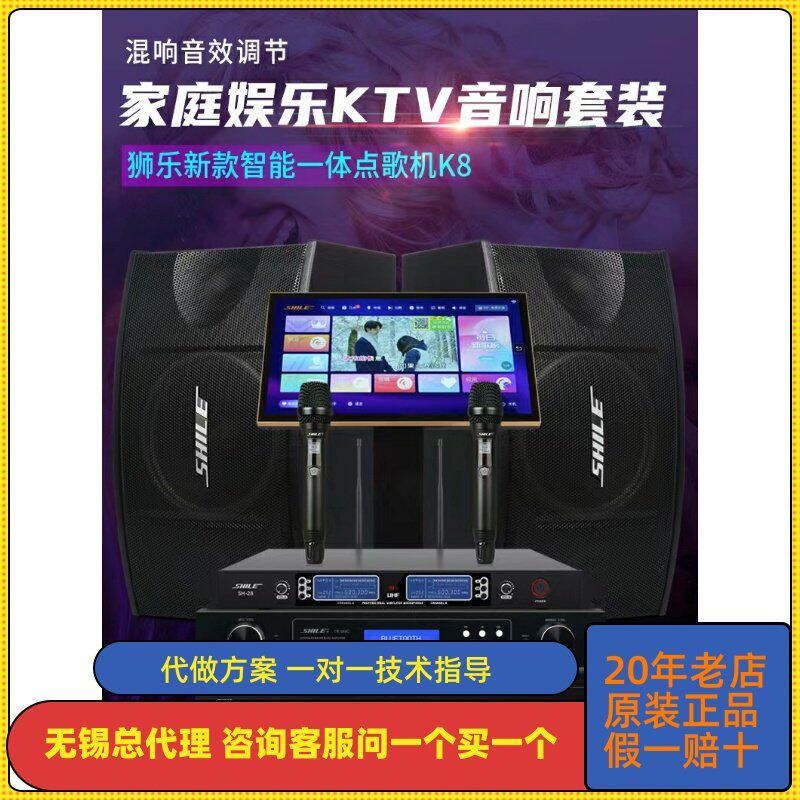 狮乐会议室音响功放套装组合KTV家庭卡拉OK培训课室舞蹈室壁挂音