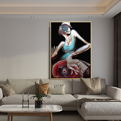 纯手绘立体现代简约轻奢抽象人物