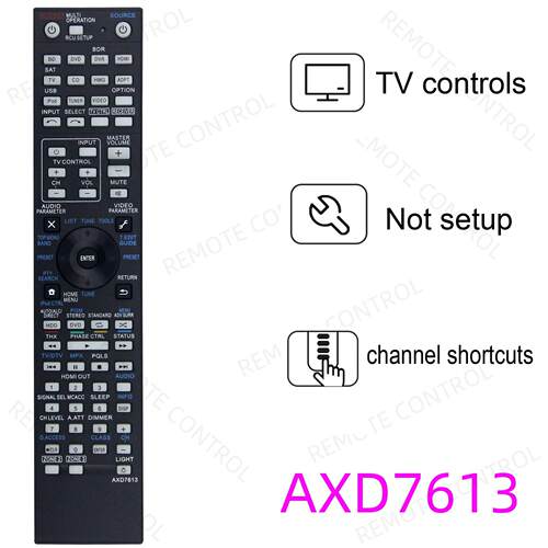 适用于先锋音响功放遥控器 AXD7668 AXD7596 AXD7666 7613 7591