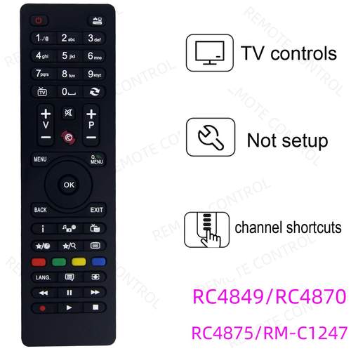 适用于JVC 电视机遥控器 RC4849 RC4870 RC4875 RC4860 RM-C1247