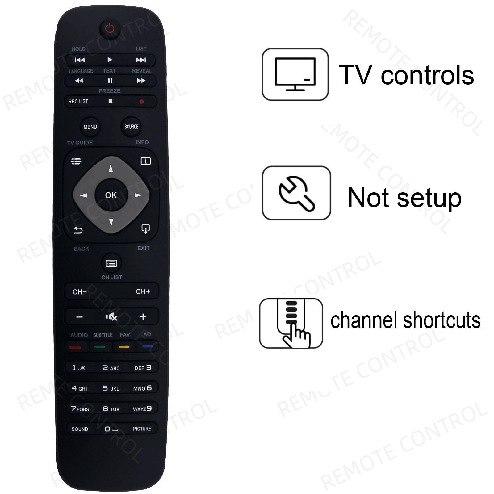 适用于飞利浦电视机遥控器 42 32PFT4001 60PFT4001