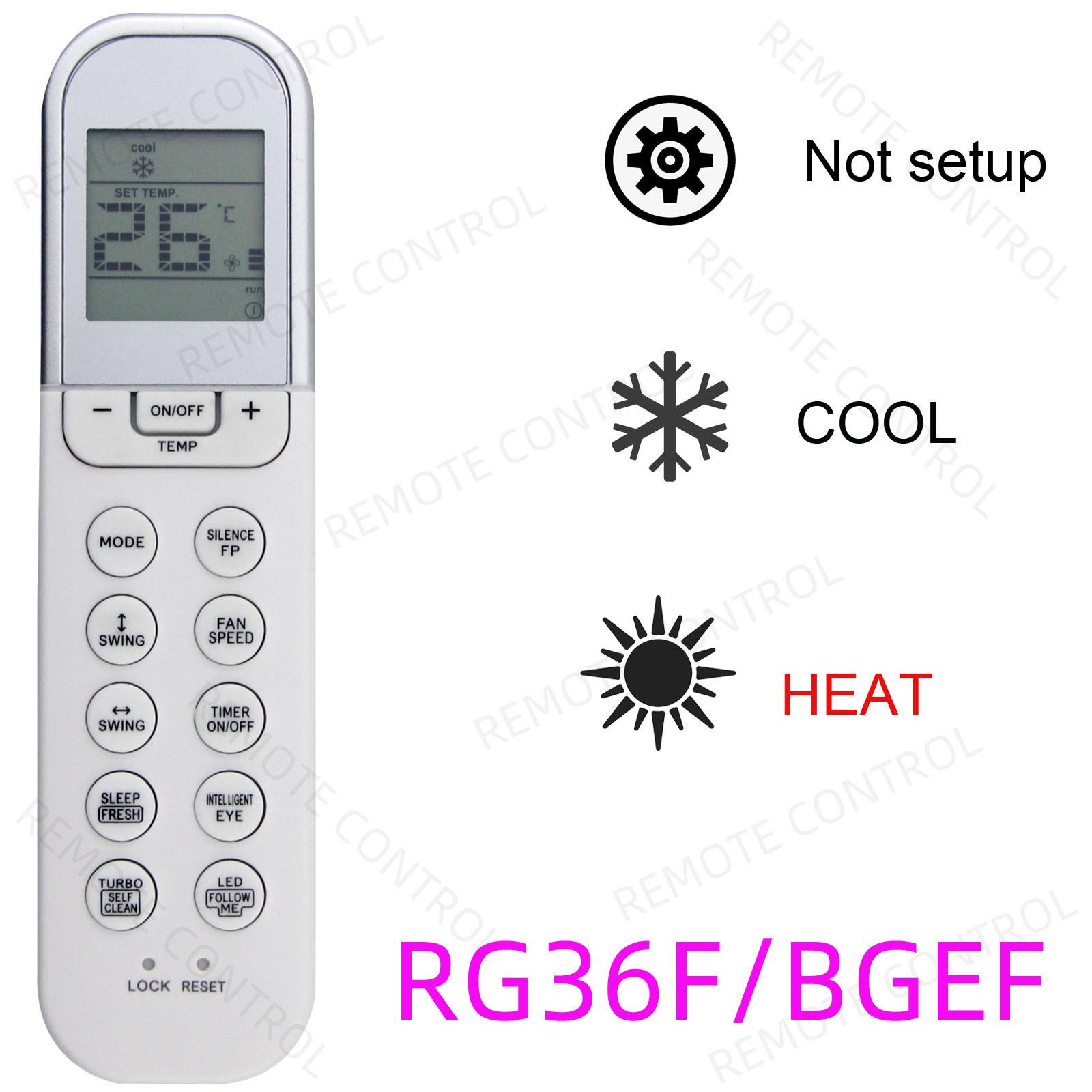 适用于美的空调遥控器 RG36F/BGEF RG36A11/BGEF RG36F2 RG36F4