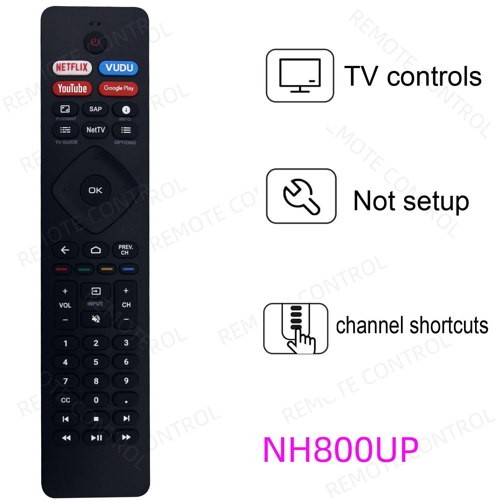 适用于飞利浦电视机遥控器URMT26RST004 NH800UP RF402A-V14