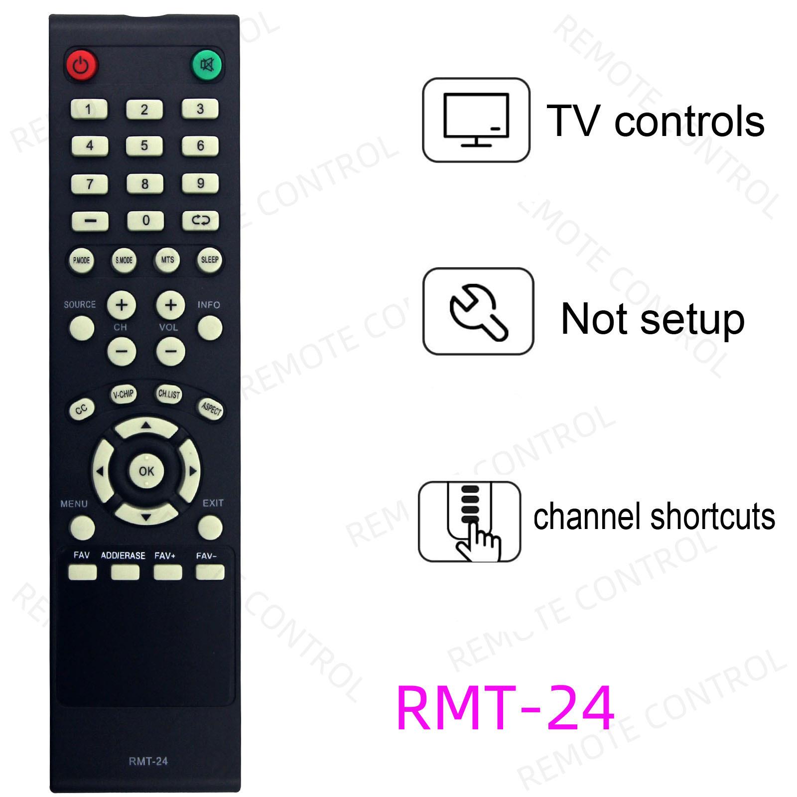适用于WESTINGHOUSE 西屋电视机遥控器 RMT-22 RMT-24 RMT-21