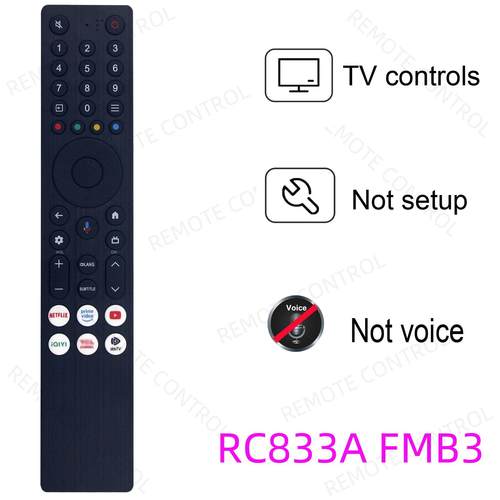 适用于Polaroid TCL电视机遥控器 RC833A FMB3 FMB1 FMB4 FMB5
