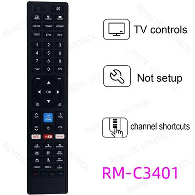 适用于JVC电视机遥控器 RM-C3402  RM-C3401 LT-32N370A